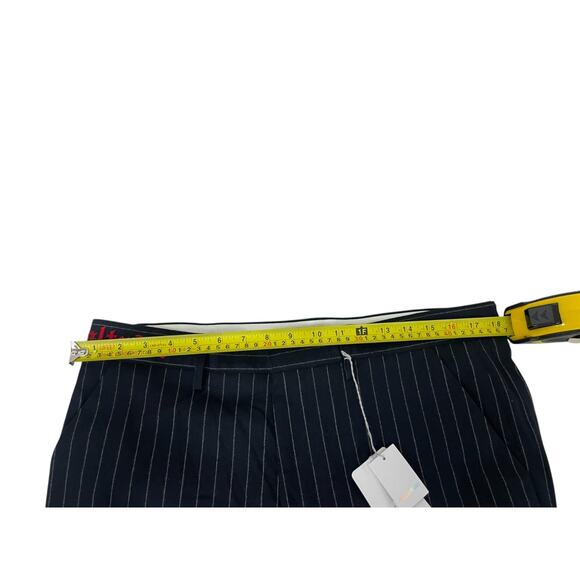 Zadig Voltaire Paddy Raye Anthracite Pants Mens Size 44 Black Pinstriped NWT - Picture 9 of 11